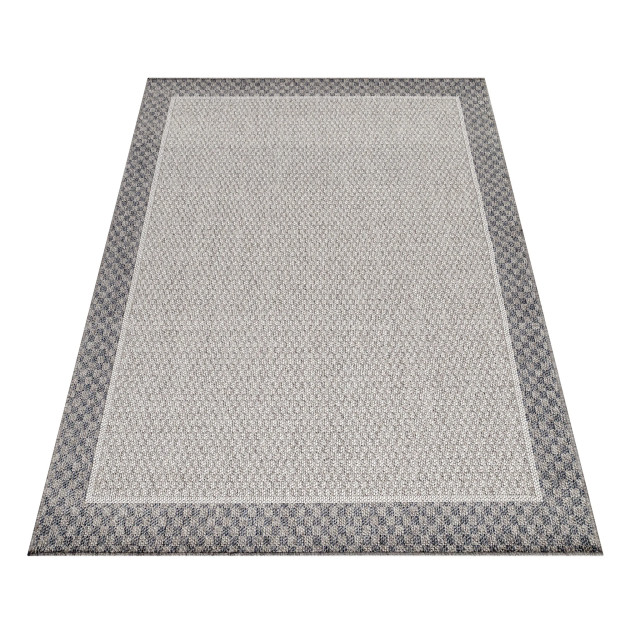 Muratap Aruba binnen & buiten vloerkleed laagpolig grijs- 80x250 cm 2233407 large