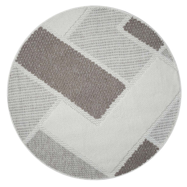 Muratap Vloerkleed lindo modern woonkamer laagpolig- 200 cm rond 2832281 large