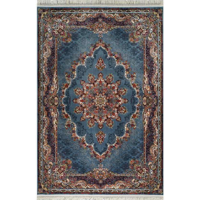 Muratap Isfahan oosters vloerkleed nain laagpolig klassiek vintage tapijt / multi- 80x300 cm 2909072 large