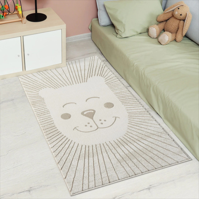 Muratap Mara vloerkleed kinderkamer creme laagpolig- 120x160 cm 2832437 large