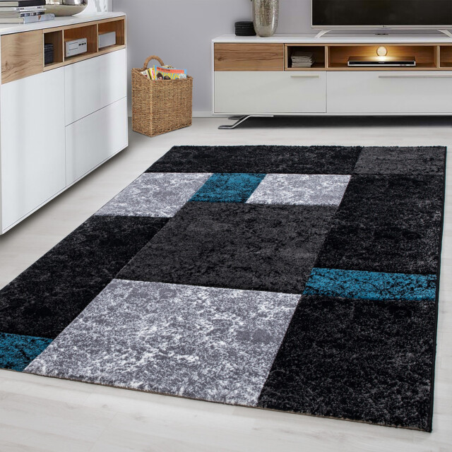 Muratap Basic collection modern vloerkleed / grijs laagpolig- 1129641 large