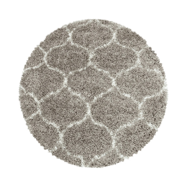 Muratap Opera soft shaggy rond hoogpolig vloerkleed 160 cm rond 1219602 large