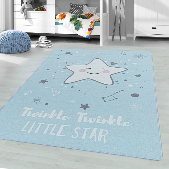 Muratap Play vloerkleed kinderkamer little star laagpolig 160x230 cm 1283550 large