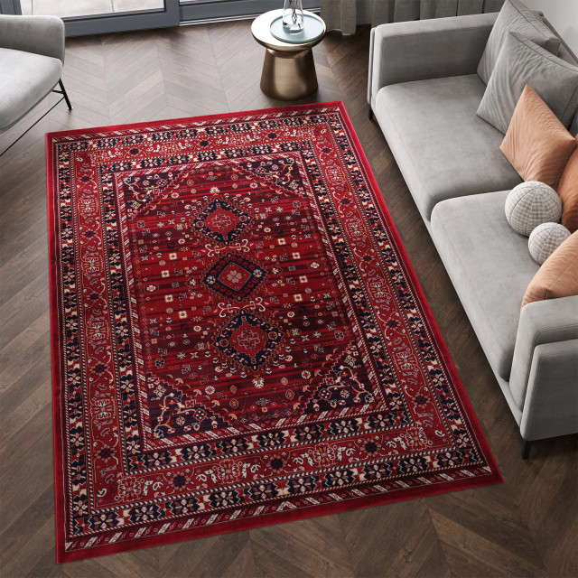 Muratap Keshan oosters vloerkleed herat laagpolig klassiek vintage tapijt - 200x300 cm 2909033 large