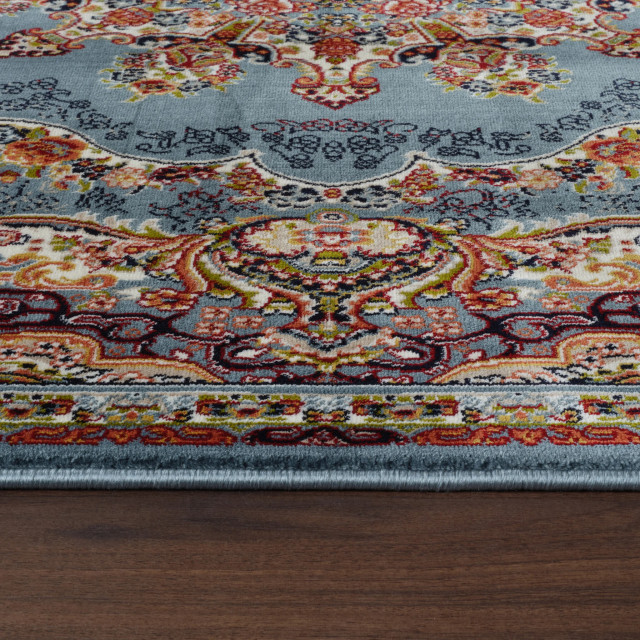 Muratap Isfahan oosters vloerkleed nain laagpolig klassiek vintage tapijt / multi- 160x230 cm 2909070 large