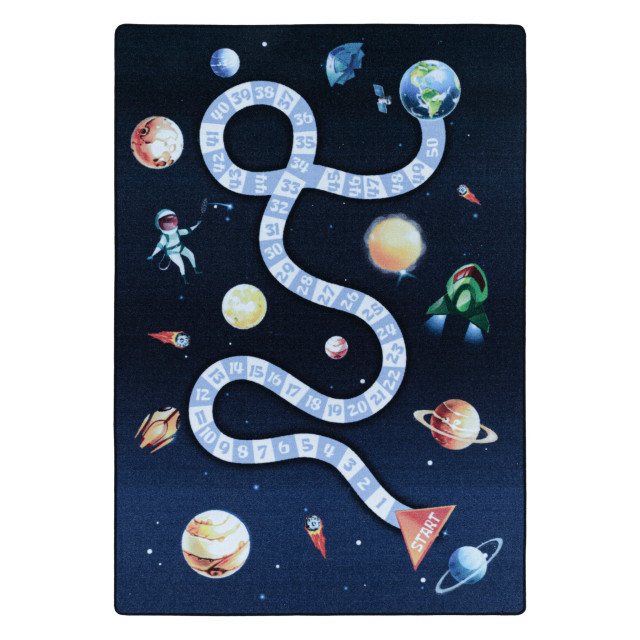 Muratap Play vloerkleed kinderkamer space numbers laagpolig 160x230 cm 1283490 large