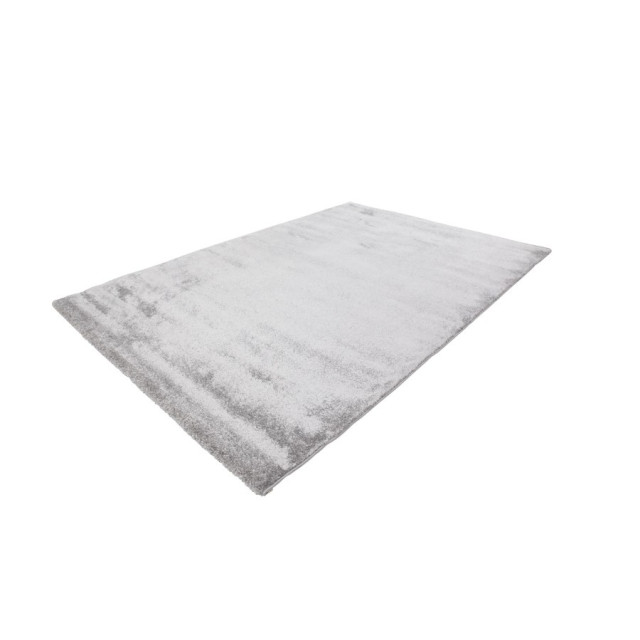 Muratap Velvet soft laagpolig effen vloerkleed fluweel zilver grijs- 200x290 cm 2780335 large