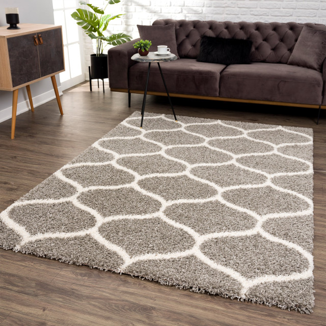 Muratap Madrid shaggy design vloerkleed hoogpolig- 120x170 cm 1279681 large