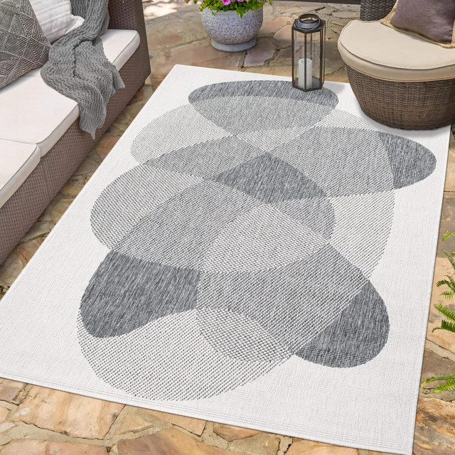 Muratap Duo binnen en buiten vloerkleed dubbelzijdig outdoor laagpolig tapijt 160x230 cm 2891665 large