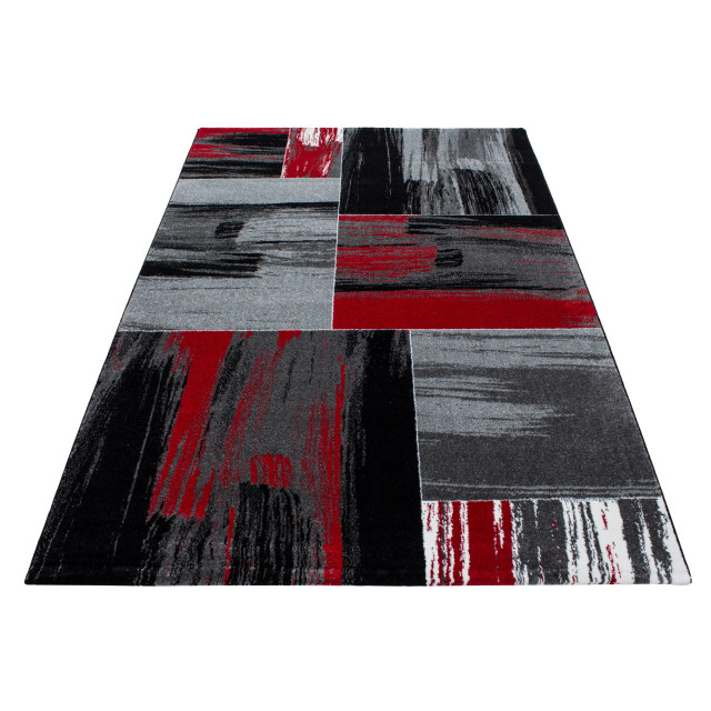 Muratap Basic collection modern vloerkleed / rood laagpolig- 80x150 cm 2592844 large