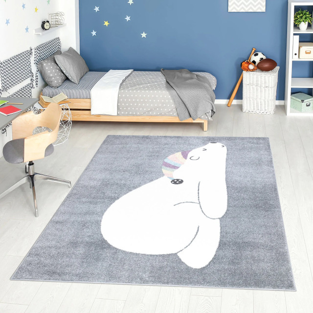 Muratap Vloerkleed beer laagpolig anime kids creme- 190x280 cm 2387868 large