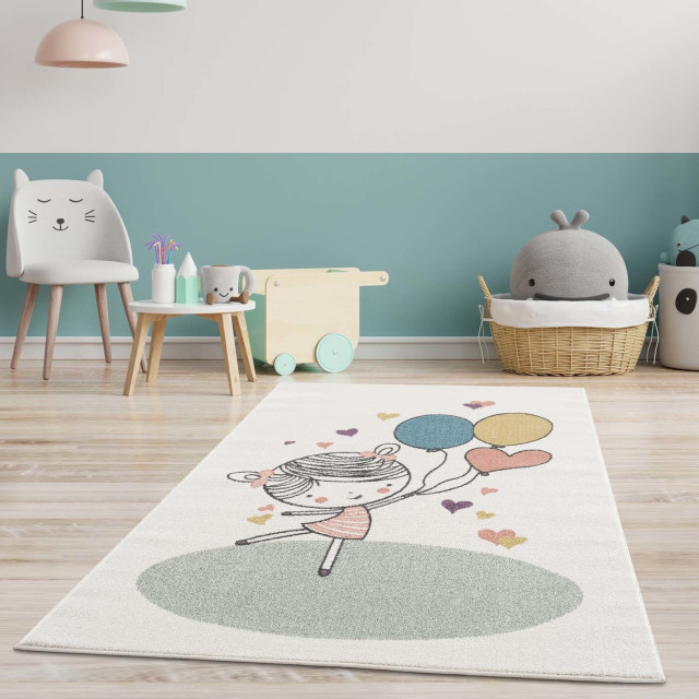 Muratap Vloerkleed laagpolig anime kids creme- 140x200 cm 2055652 large