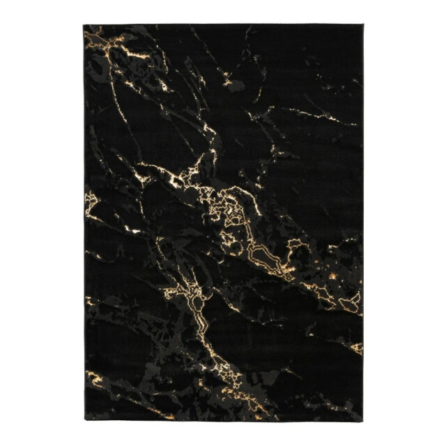 Muratap Fashion marmer laagpolig vloerkleed design tapijt goud- 80x300 cm 2816166 large