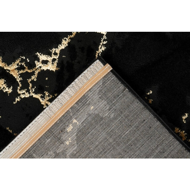 Muratap Fashion marmer laagpolig vloerkleed design tapijt goud- 80x300 cm 2816166 large