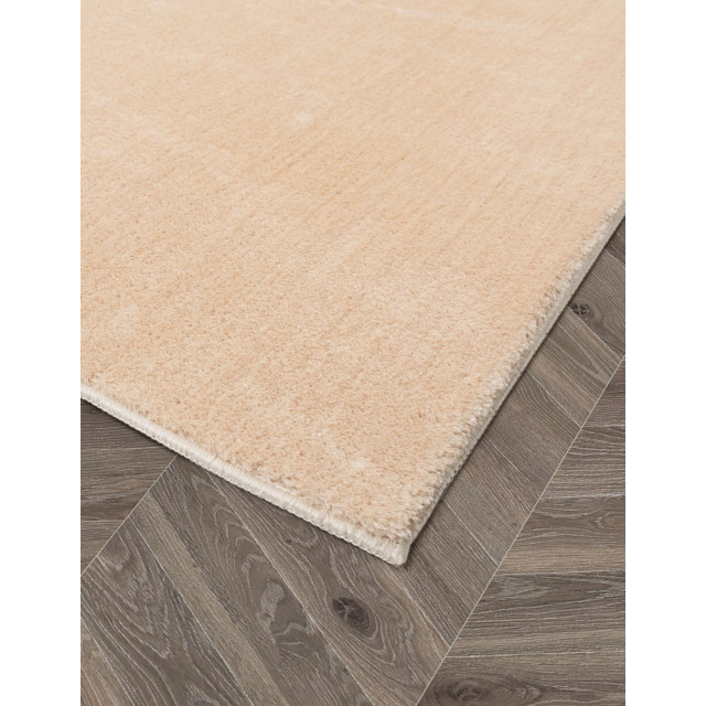 Muratap Samba soft fluffy vloerkleed laagpolig donker beige- 150 cm rond 2490227 large