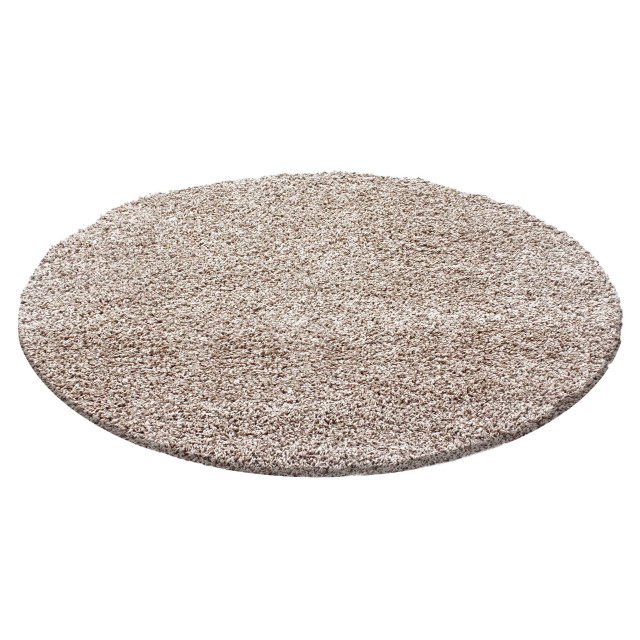 Muratap Basic rond shaggy vloerkleed hoogpolig- 160 cm rond 1128775 large