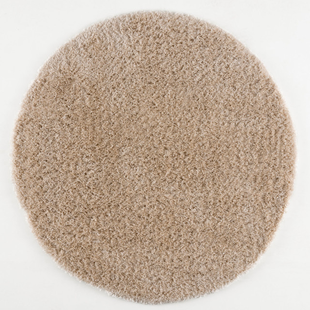 Muratap Porto rond soft fluffy vloerkleed hoogpolig effen 150 cm rond 1601757 large