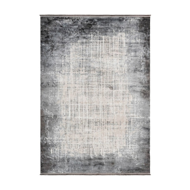 Muratap Luxury picasso elysee vloerkleed laagpolig luxe tapijt soft fluweel zilver- 240x330 cm 2926966 large