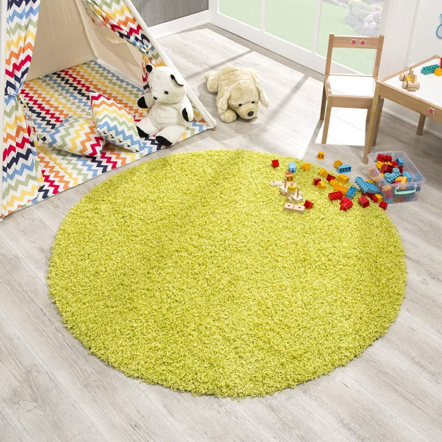 Muratap Loca shaggy rond vloerkleed hoogpolig- 150 cm rond 1157963 large