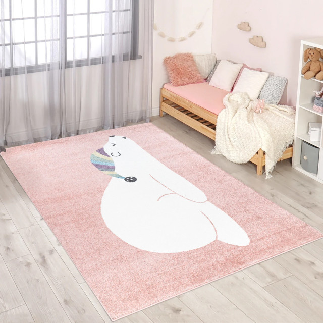 Muratap Vloerkleed beer laagpolig anime kids creme- 190x280 cm 2387861 large