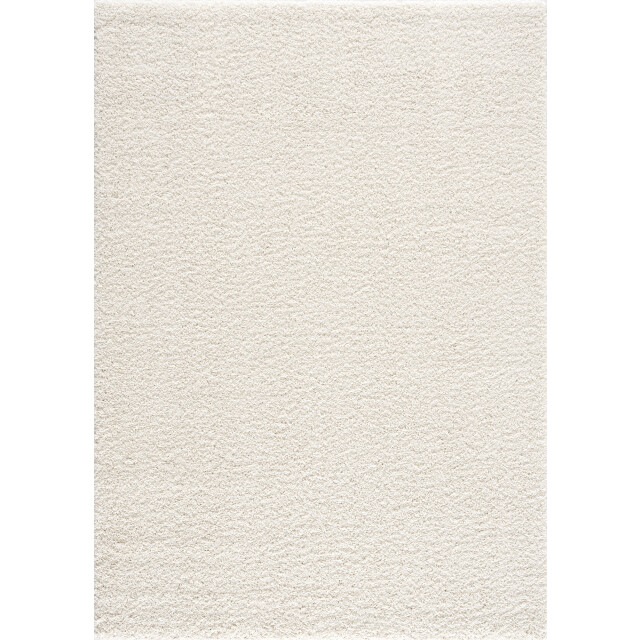 Muratap Loca shaggy vloerkleed – modern uni effen – creme hoogpolig & zacht- 200x200 cm 3251170 large
