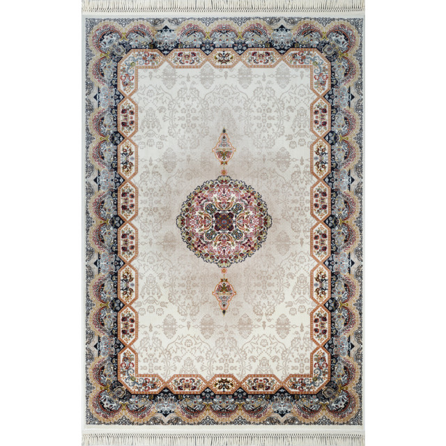 Muratap Isfahan oosters vloerkleed laagpolig klassiek vintage tapijt / multi- 300x400 cm 2912163 large