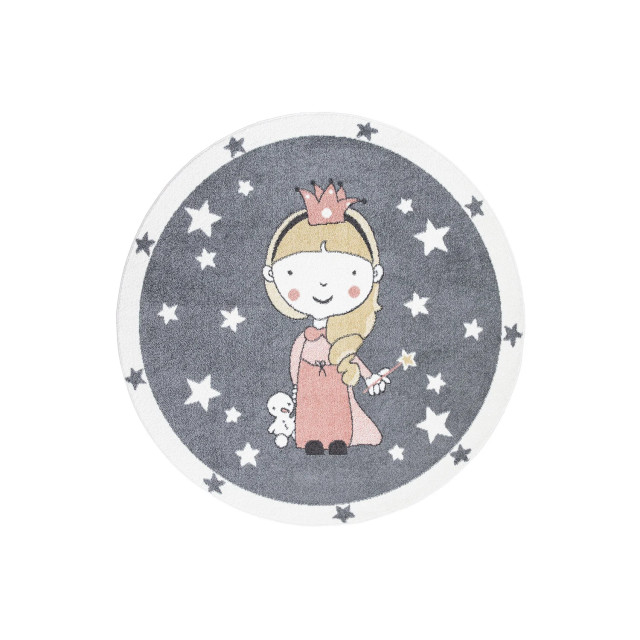 Muratap Vloerkleed princess rond laagpolig anime kids 120 cm rond 2387958 large