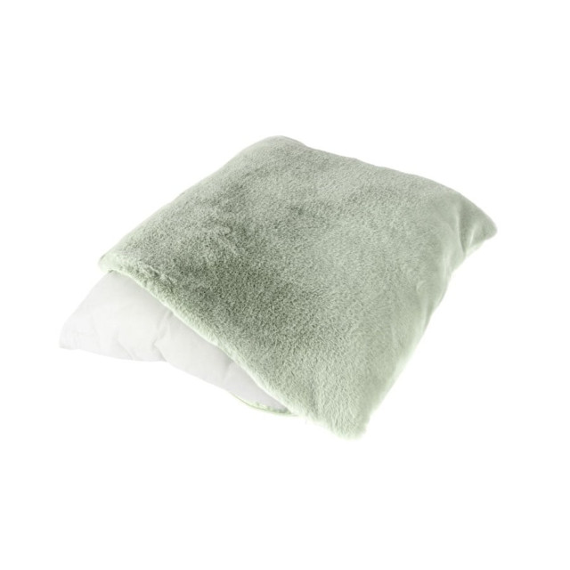 Muratap Heaven vacht kussen fluffy hoogpolig soft touch effen mint 48x48 cm 2413138 large