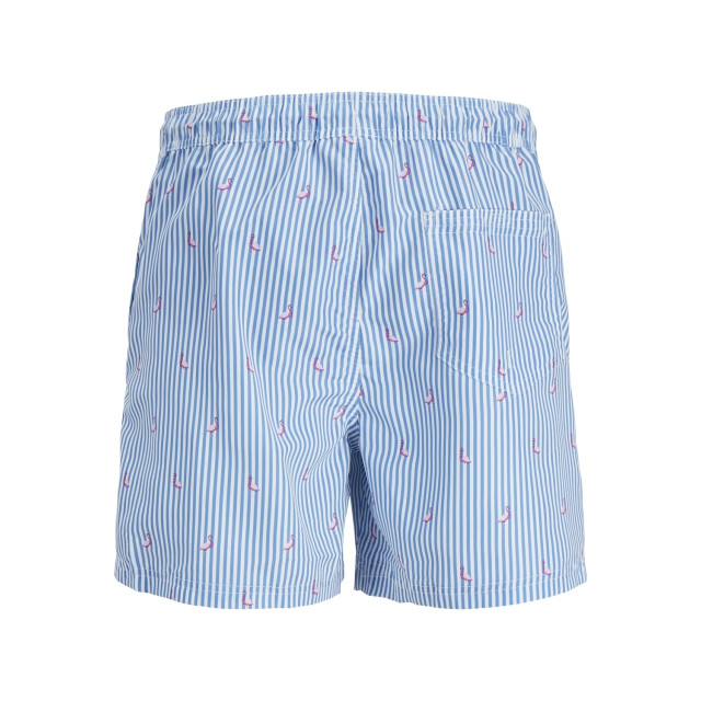 Jack & Jones Heren zwemshort gestreept blauw 12253240-Blauw large