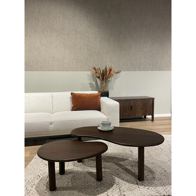 Livingfurn salontafel nubi brown set of 2 mangohout 2834821 large