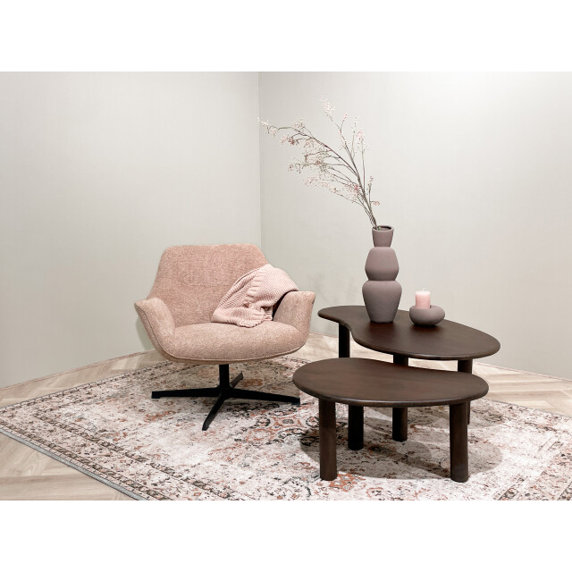 Livingfurn salontafel nubi brown set of 2 mangohout 2834821 large