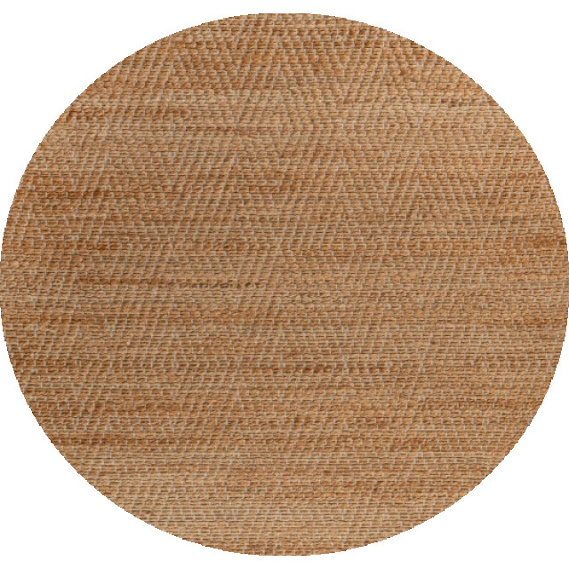 Muratap Nature jute tapijt geweven rond vloerkleed effen bohemian- 100 cm rond 2927078 large