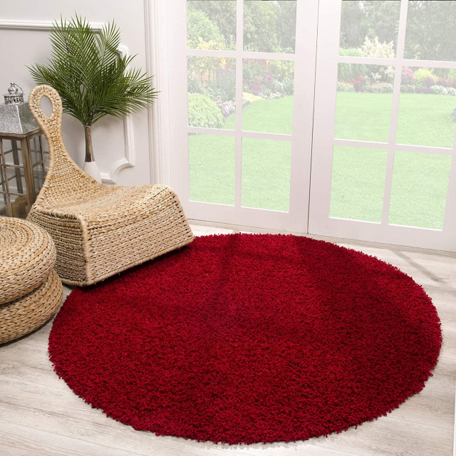 Muratap Loca shaggy rond vloerkleed hoogpolig- 240 cm rond 2926827 large