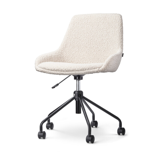 Nolon Nout-isa bureaustoel bouclé zwart onderstel 2794717 large