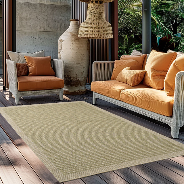 Muratap Solid binnen en buiten vloerkleed indoor & outdoor laagpolig effen - 200x290 cm 2934462 large