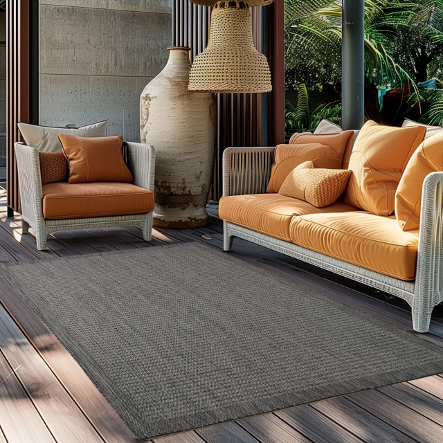 Muratap Solid binnen en buiten vloerkleed indoor & outdoor laagpolig effen - 120x170 cm 2934501 large