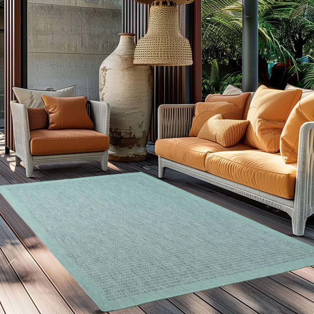 Muratap Solid binnen en buiten vloerkleed indoor & outdoor laagpolig effen - 80x250 cm 2934481 large