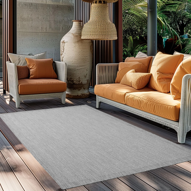 Muratap Solid binnen en buiten vloerkleed indoor & outdoor laagpolig effen - 120x170 cm 2934453 large