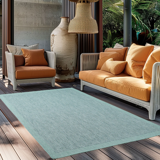 Muratap Solid binnen en buiten vloerkleed indoor & outdoor laagpolig effen - 80x150 cm 2934482 large