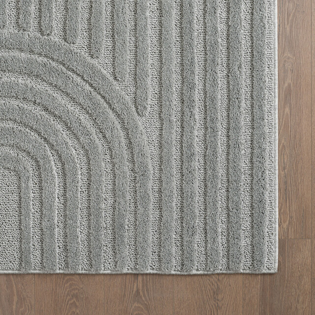 Muratap Japandi art vloerkleed boho scandinavisch laagpolig effen - 240x340 cm 2934521 large