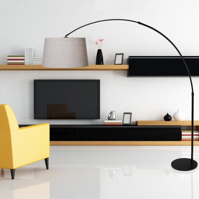 Bright Home Moderne vloerlamp polaris zwart 2990501 large
