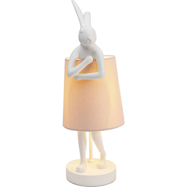 Kare Design Kare tafellamp animal rabbit white rose 50cm 2885347 large