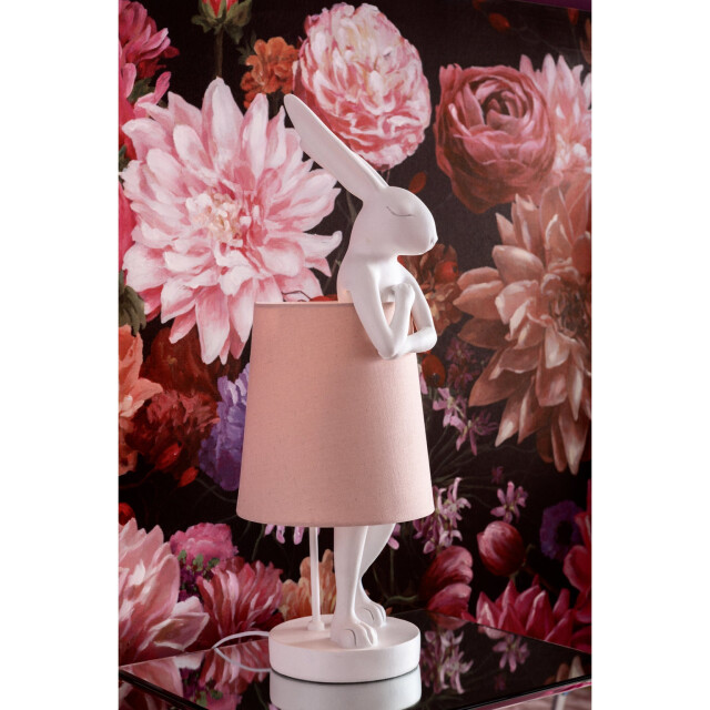 Kare Design Kare tafellamp animal rabbit white rose 50cm 2885347 large