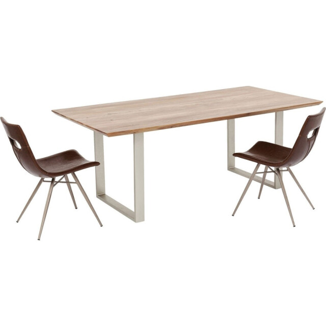 Kare Design Eettafel symphony zilver 160x80cm 2886807 large