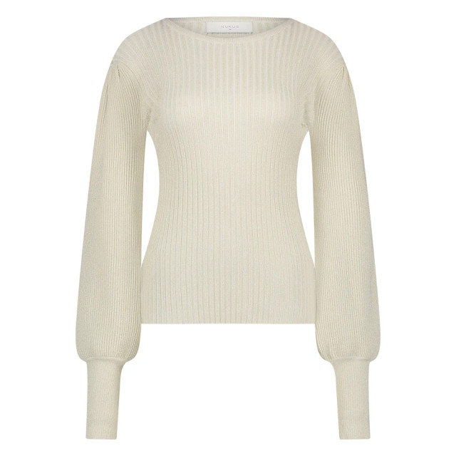 Nukus Mullberry pullover lurex off white 8720922870186 large