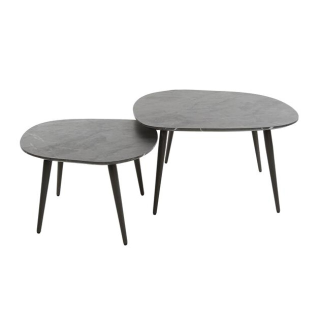 Hoyz salontafel set-2 rock organisch 3d bruin 2917032 large