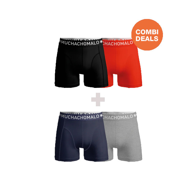 Muchachomalo Heren 2+2-pack boxershorts CDSOL1053-990 large