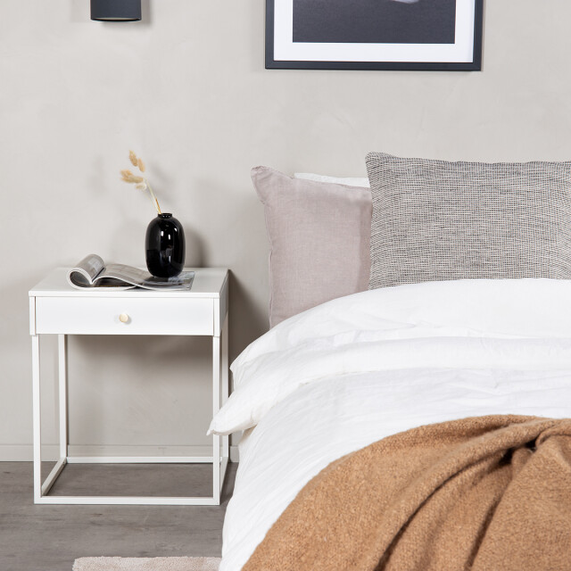 Nest living Lewis metalen nachtkastje 43 x 41 cm 2924124 large
