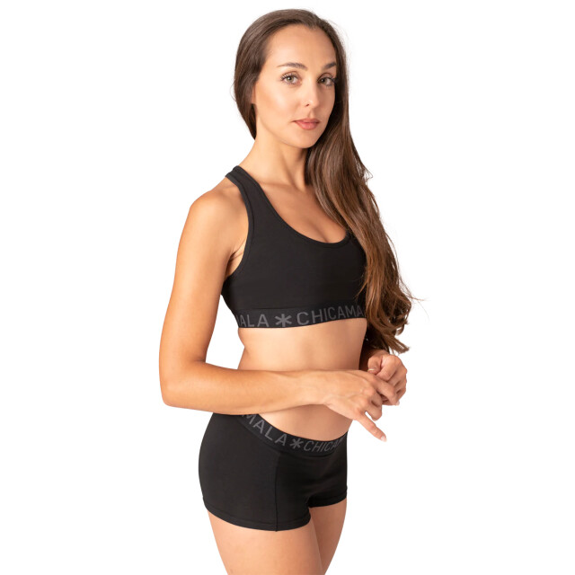 Muchachomalo Dames 2-pack racerback effen U-SOLID1220-33 large
