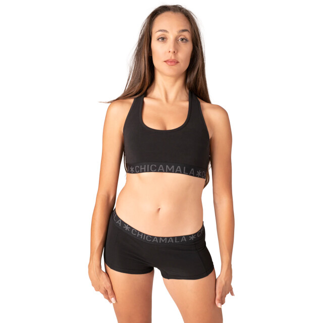 Muchachomalo Dames 2-pack racerback effen U-SOLID1220-33 large
